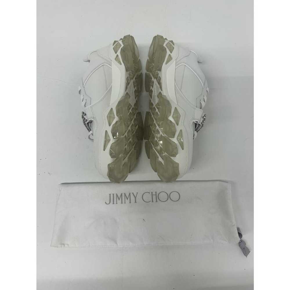 Jimmy Choo Leather low trainers - image 5