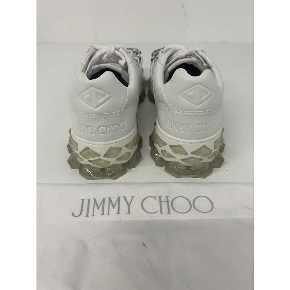 Jimmy Choo Leather low trainers - image 6