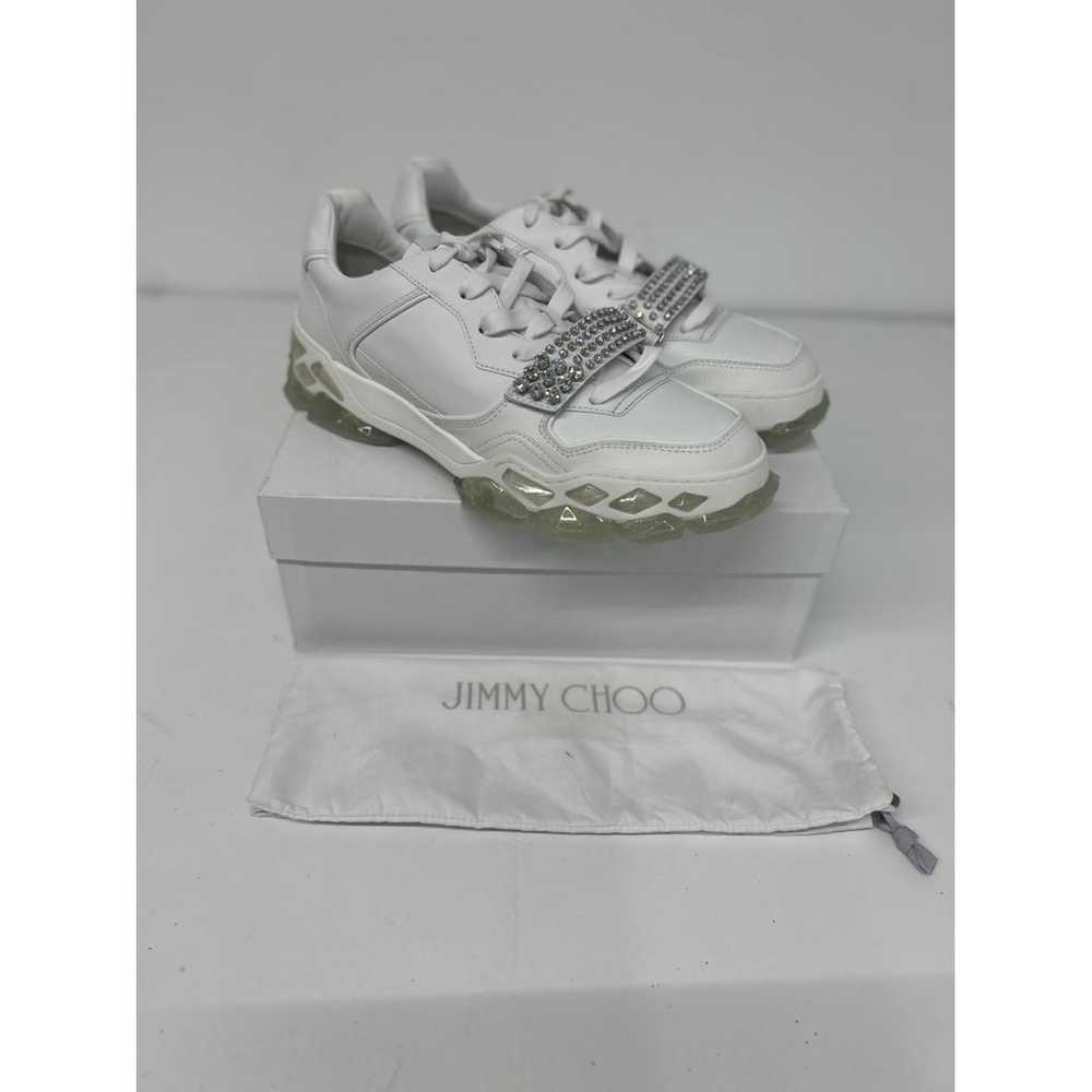 Jimmy Choo Leather low trainers - image 8