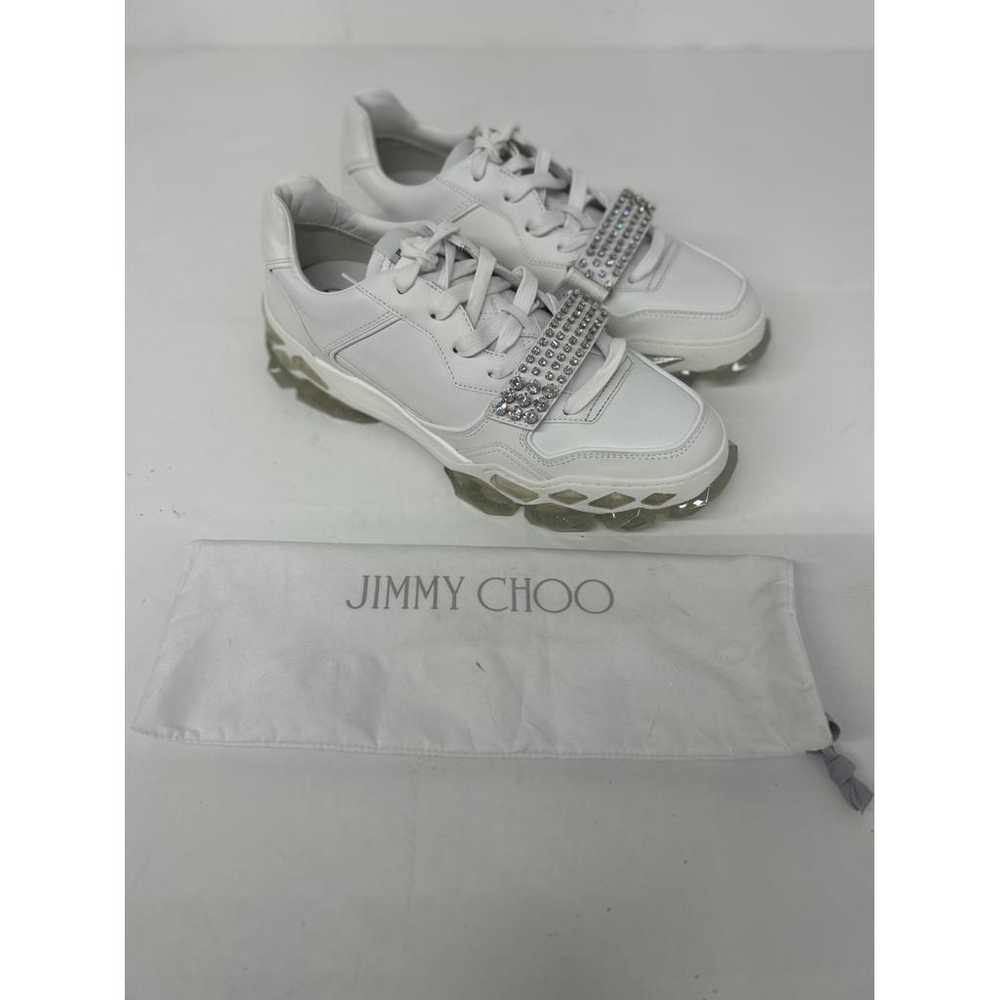 Jimmy Choo Leather low trainers - image 9