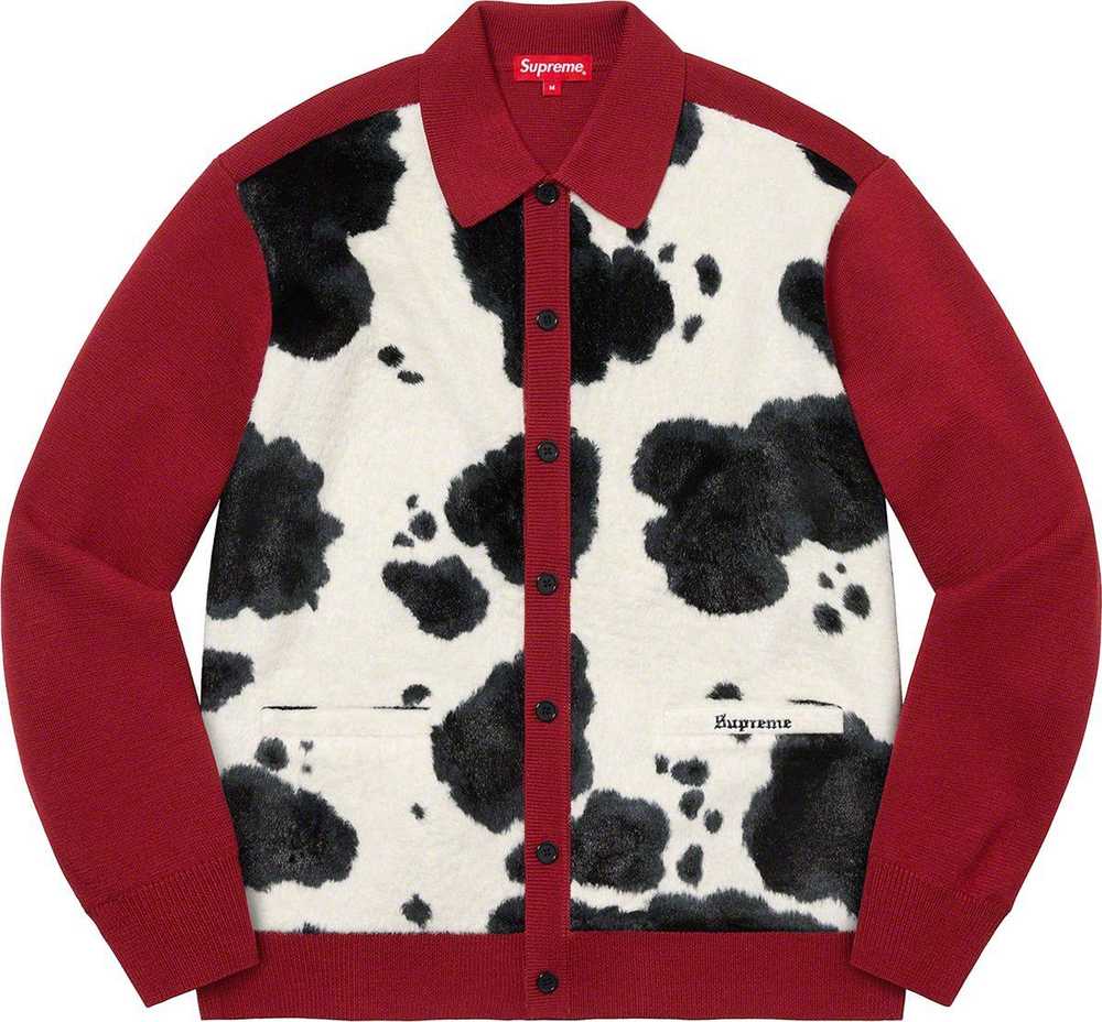 Supreme Supreme 2021 Cow Print Cardigan - image 1