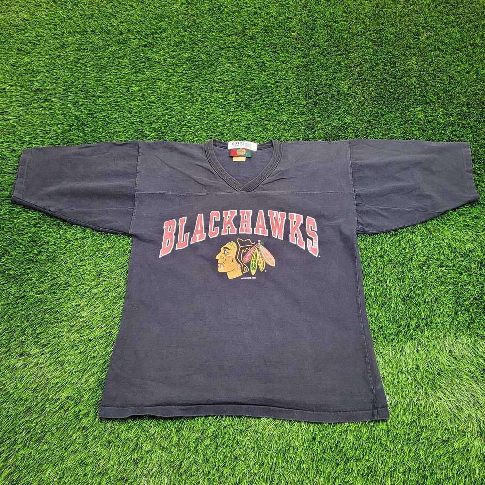 Vintage Vintage 1992 Chicago Blackhawks Shirt Lar… - image 1