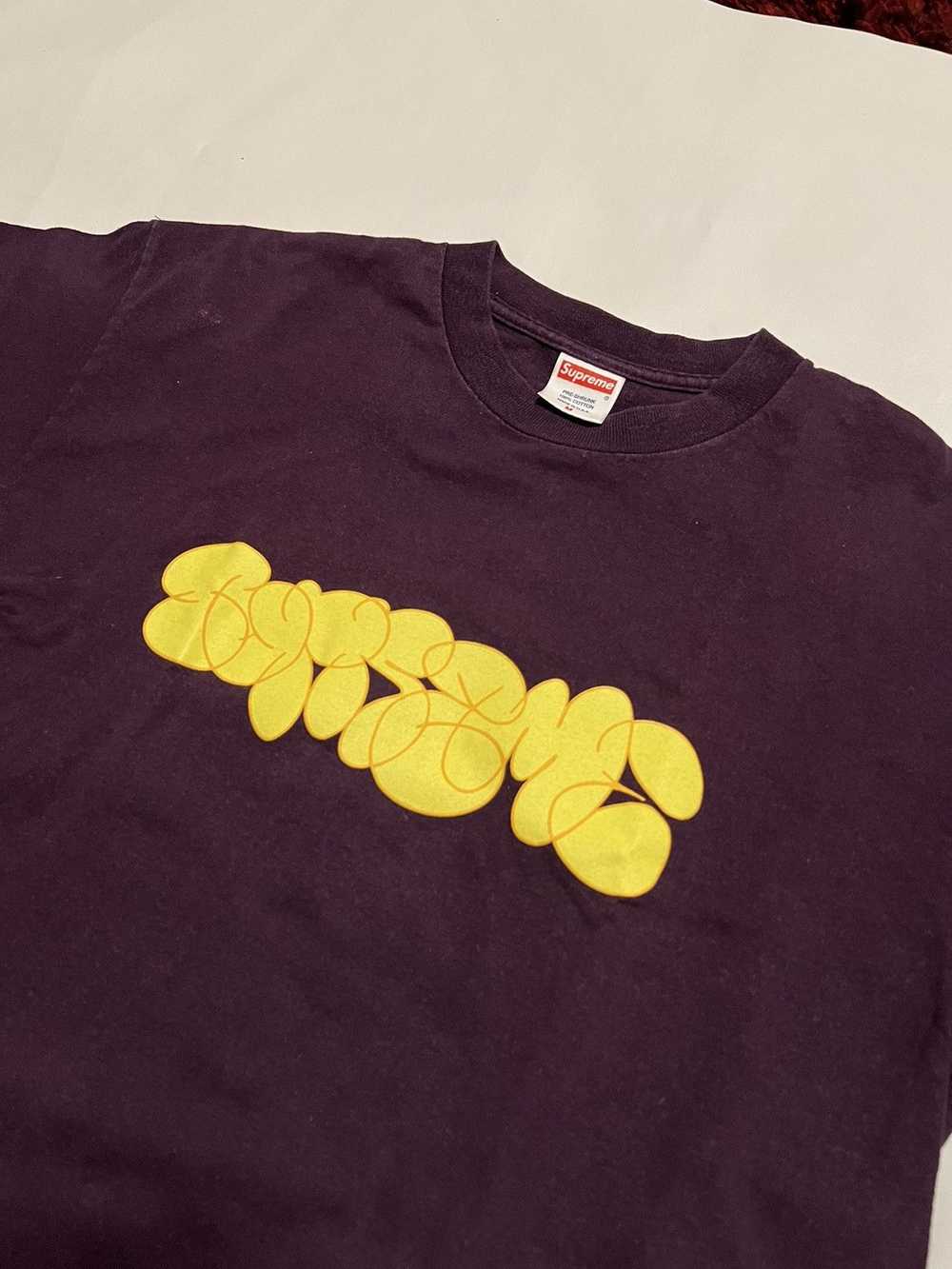 Supreme Supreme 2001 Bubble Letter Throw Up Tee - image 3