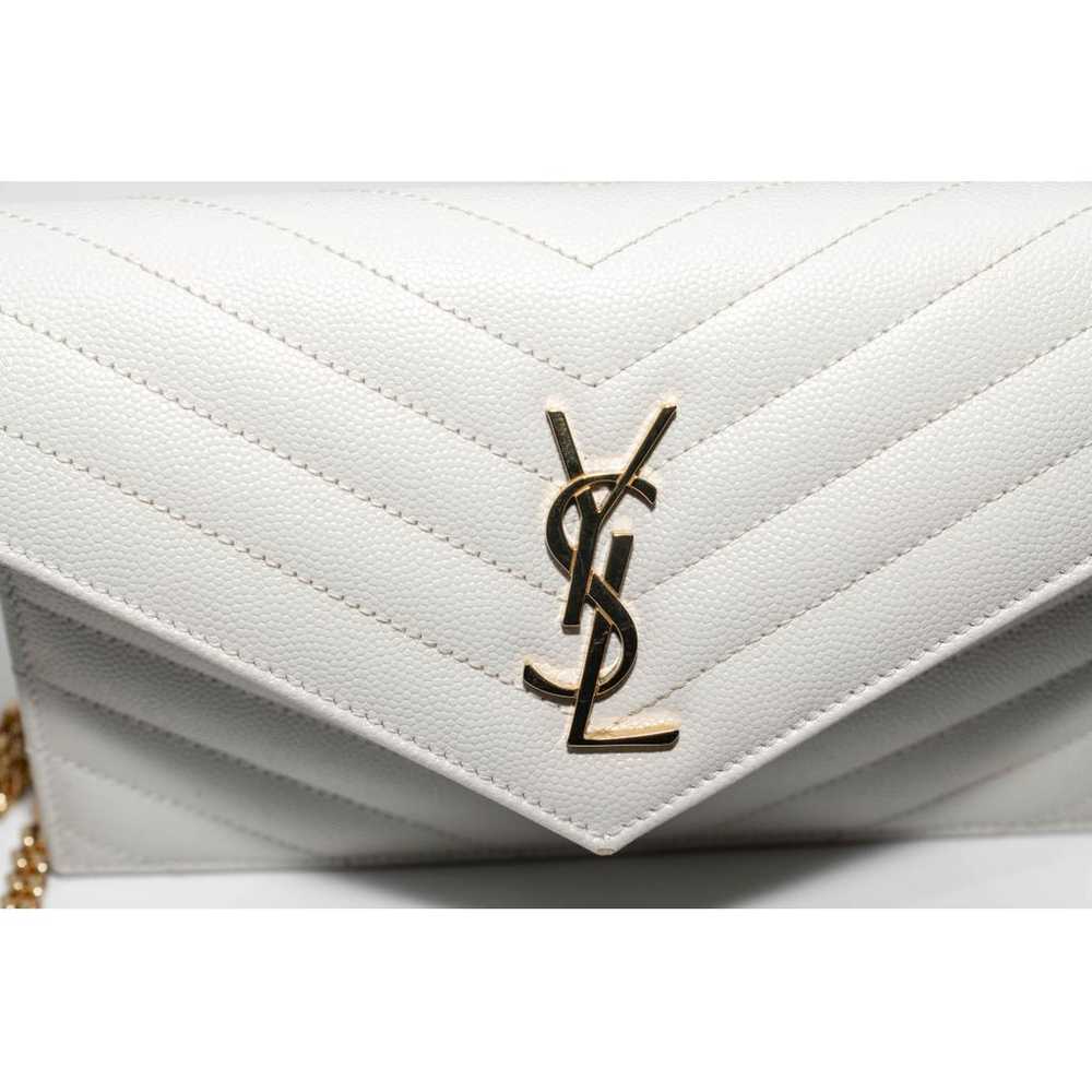 Saint Laurent Portefeuille enveloppe leather clut… - image 2