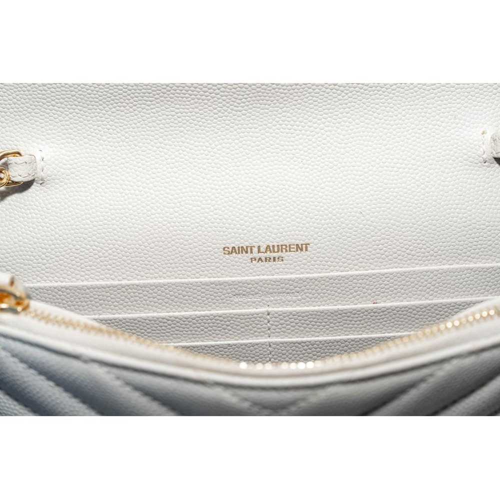 Saint Laurent Portefeuille enveloppe leather clut… - image 3