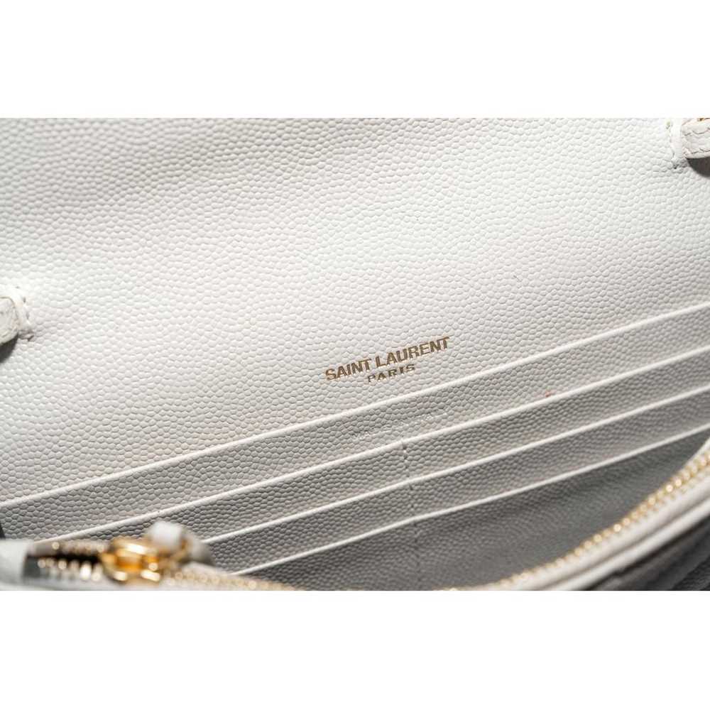 Saint Laurent Portefeuille enveloppe leather clut… - image 4