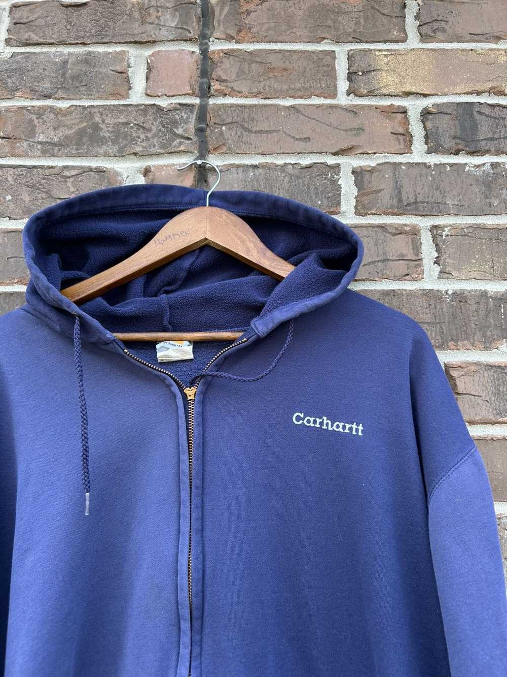 Carhartt × Vintage Vintage 90’s Carhartt Zip Up H… - image 2