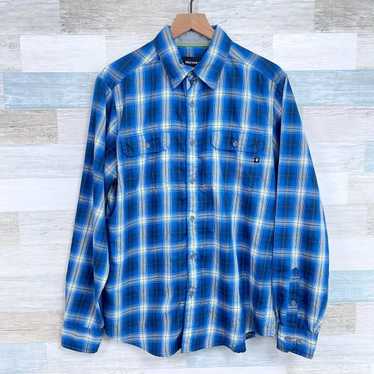 Marmot Marmot Performance Flannel Shirt Blue Long 