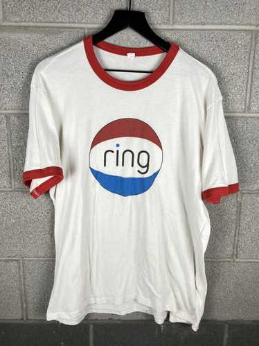 Tee × Tee Shirt × Vintage Vintage Ring Pepsi Grap… - image 1