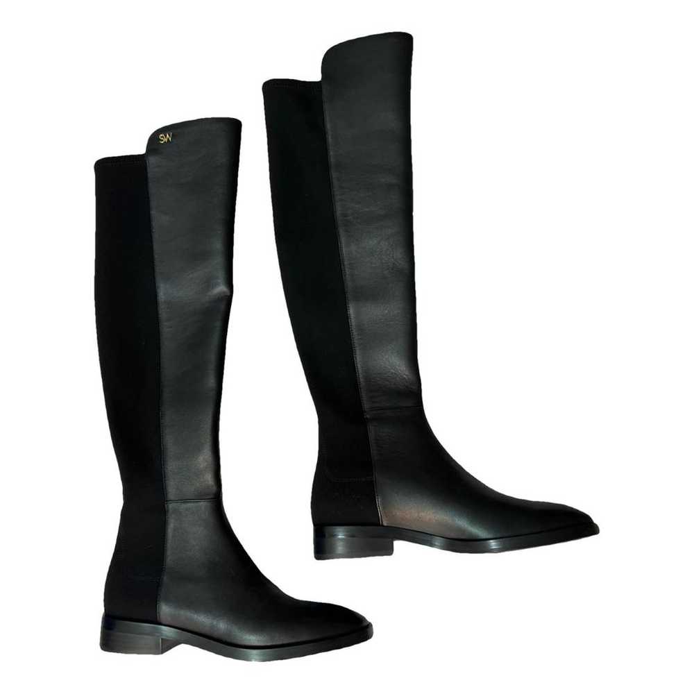 Stuart Weitzman Leather riding boots - image 1