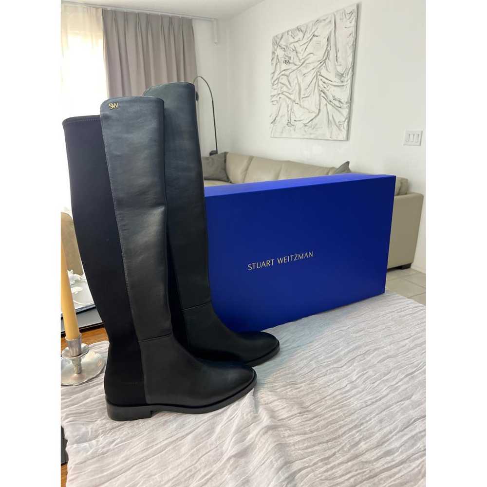 Stuart Weitzman Leather riding boots - image 4