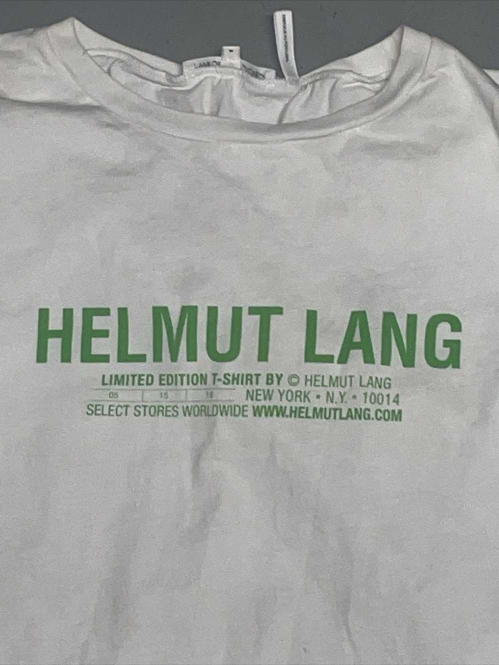 Helmut Lang Helmut lang limited edition green whi… - image 2