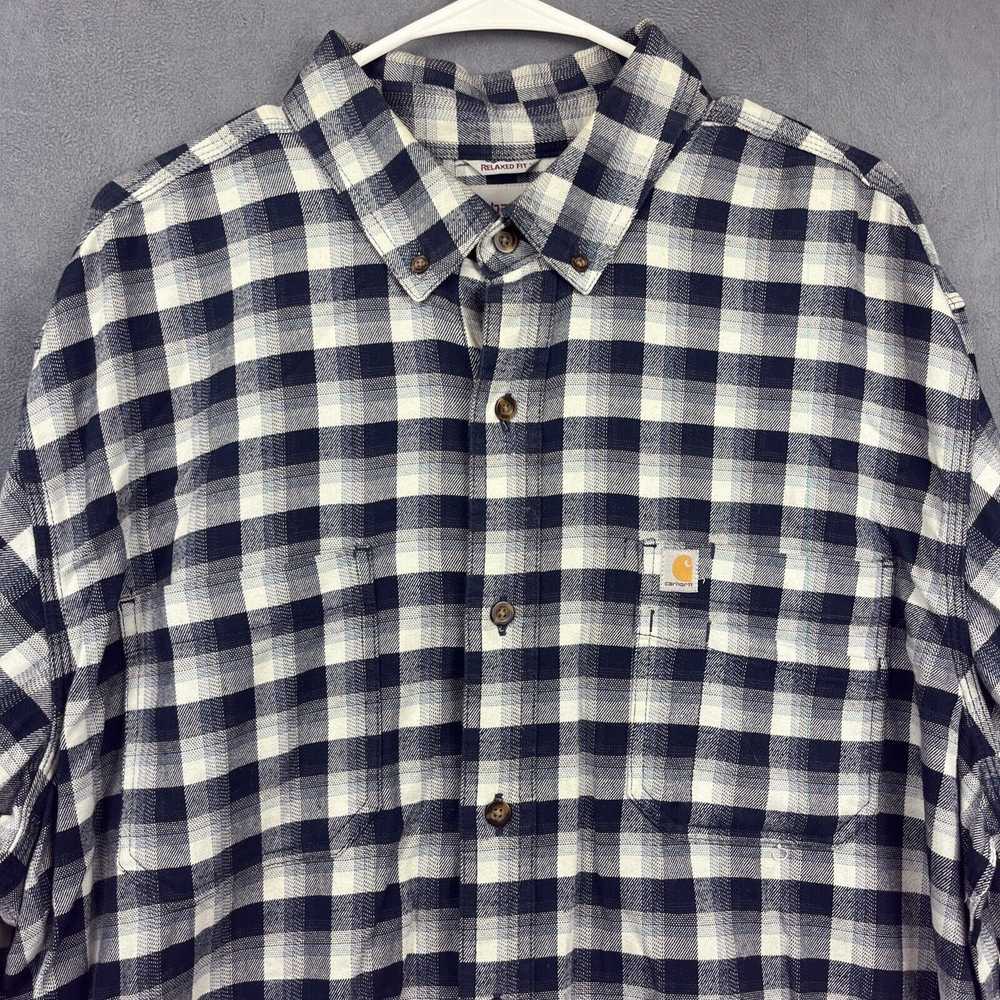 Carhartt Carhartt Relaxed Fit Plaid Shirt Size XL… - image 4