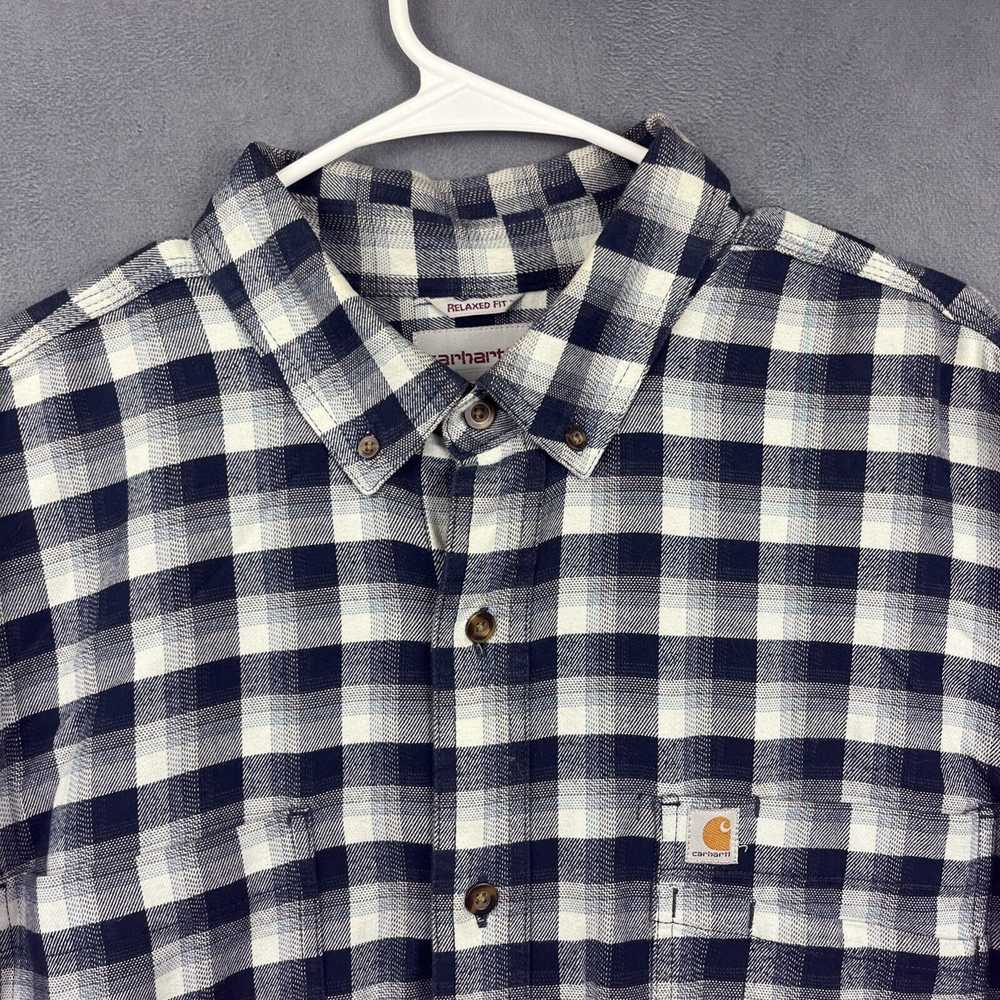 Carhartt Carhartt Relaxed Fit Plaid Shirt Size XL… - image 6