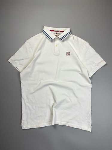 Hackett Hackett London Basic White Golf Polo - image 1