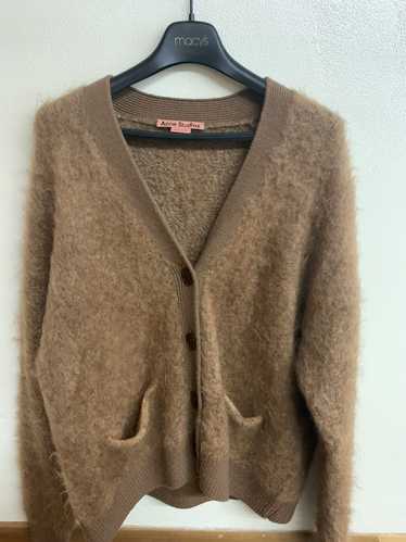 Acne Studios Rives Mohair Cardigan Tan popular Small