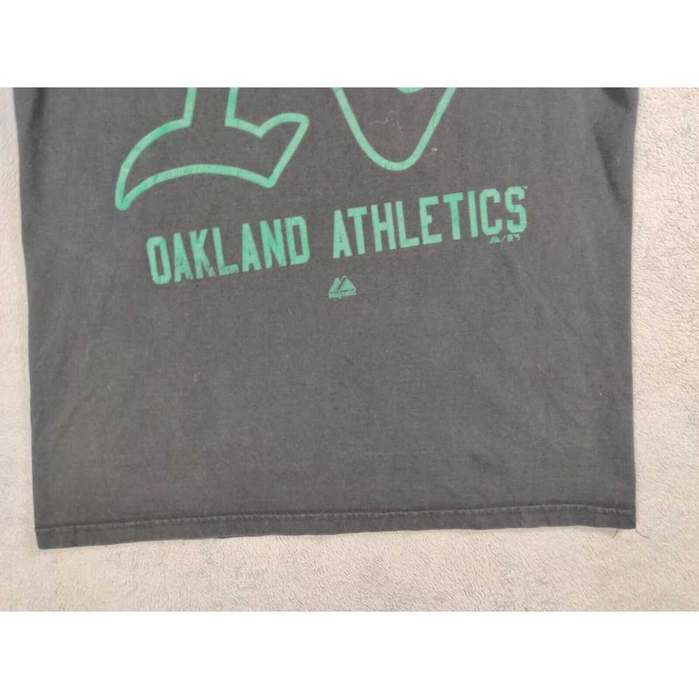 Majestic Oakland Athletics Shirt Adult Mens Large… - image 5