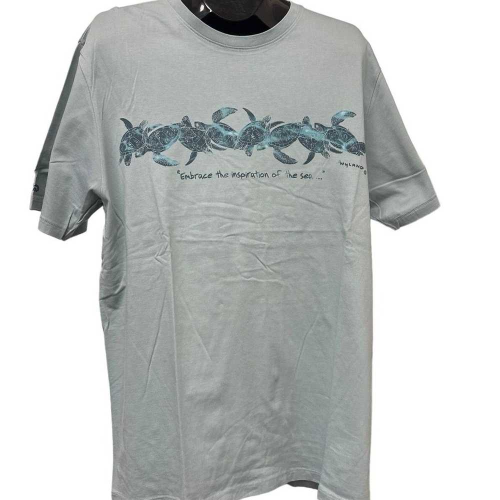 Crazy Shirts Crazy Shirts Sea Turtle Ocean Wyland… - image 2