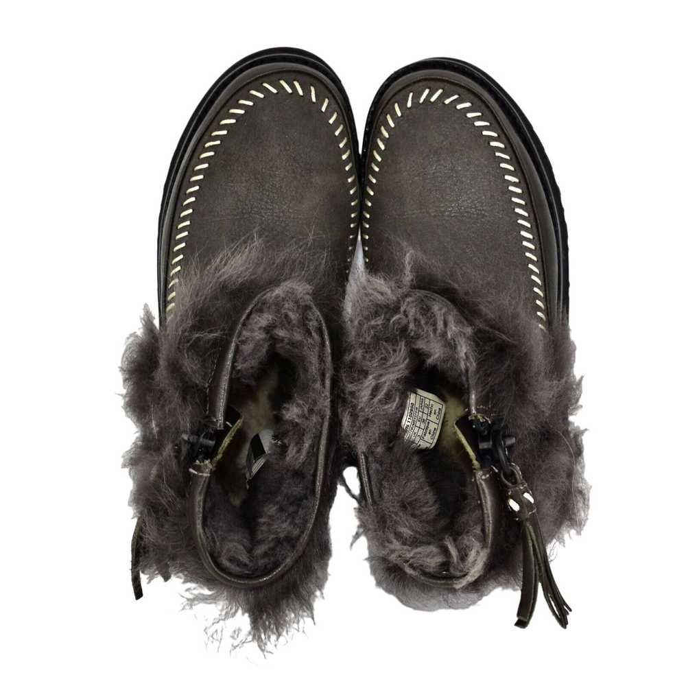 Ugg UGG Blk/Olive Toscana Sheepskin Fluff Punk Mi… - image 3