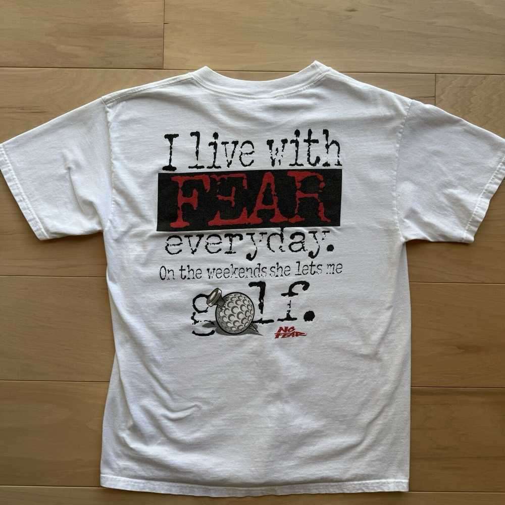 No Fear × Vintage Vintage No Fear Golf Shirt Larg… - image 7