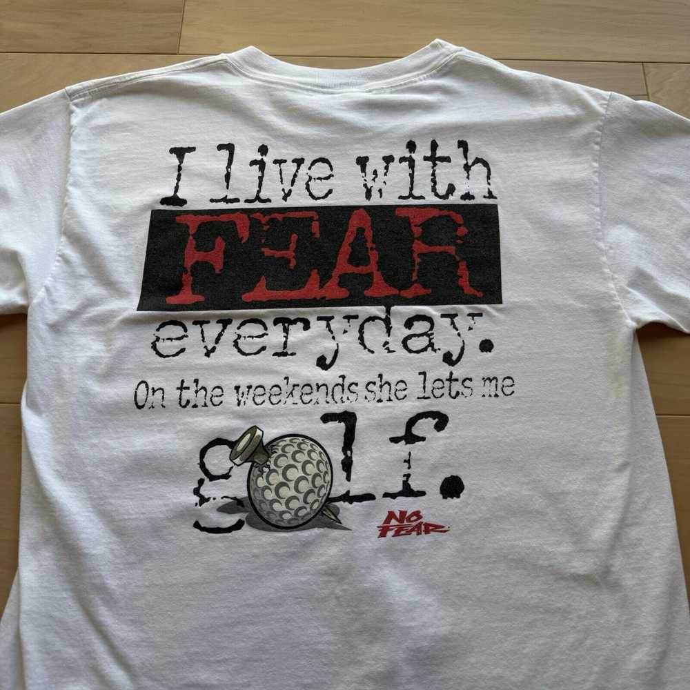 No Fear × Vintage Vintage No Fear Golf Shirt Larg… - image 8