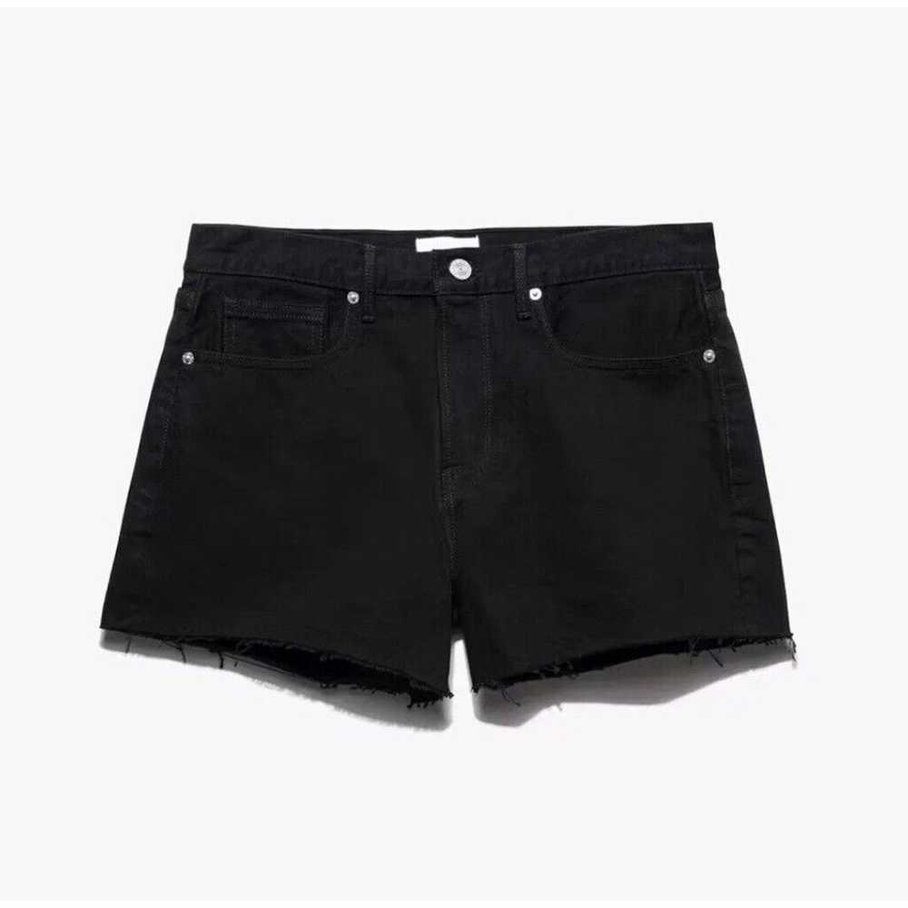 Frame Frame Le Brigette Short Black Mid-Rise Jean… - image 2