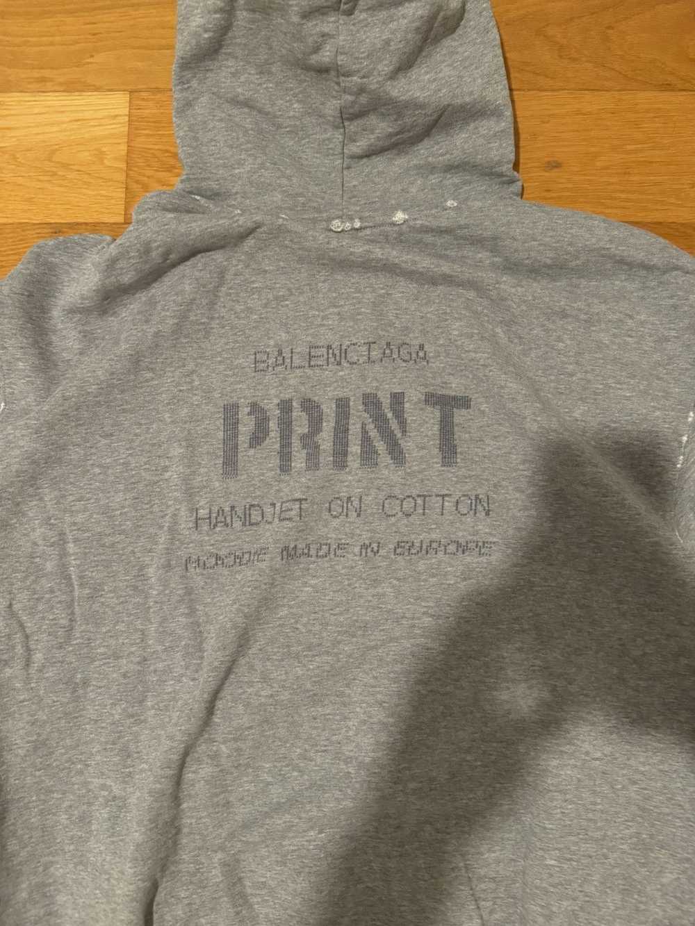 Balenciaga Balenciaga Zip Up Hoodie Print Ss23 - image 5