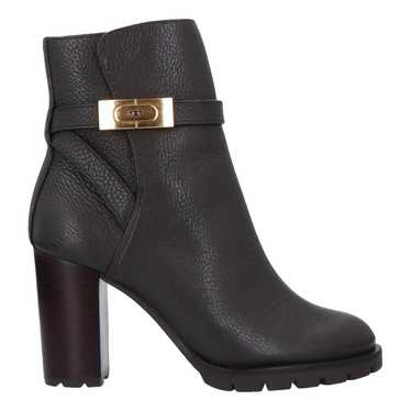 Tory Burch Leather biker boots