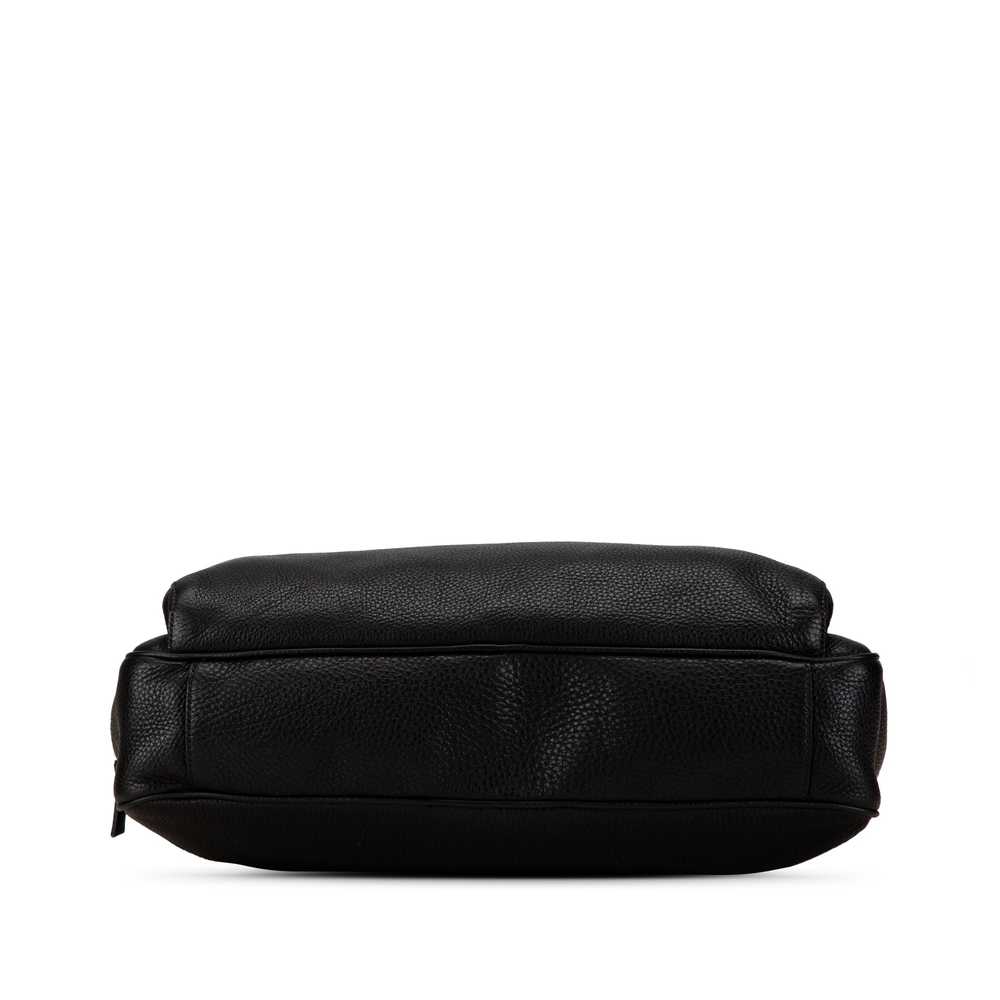 Black Prada Leather Business Bag - image 3