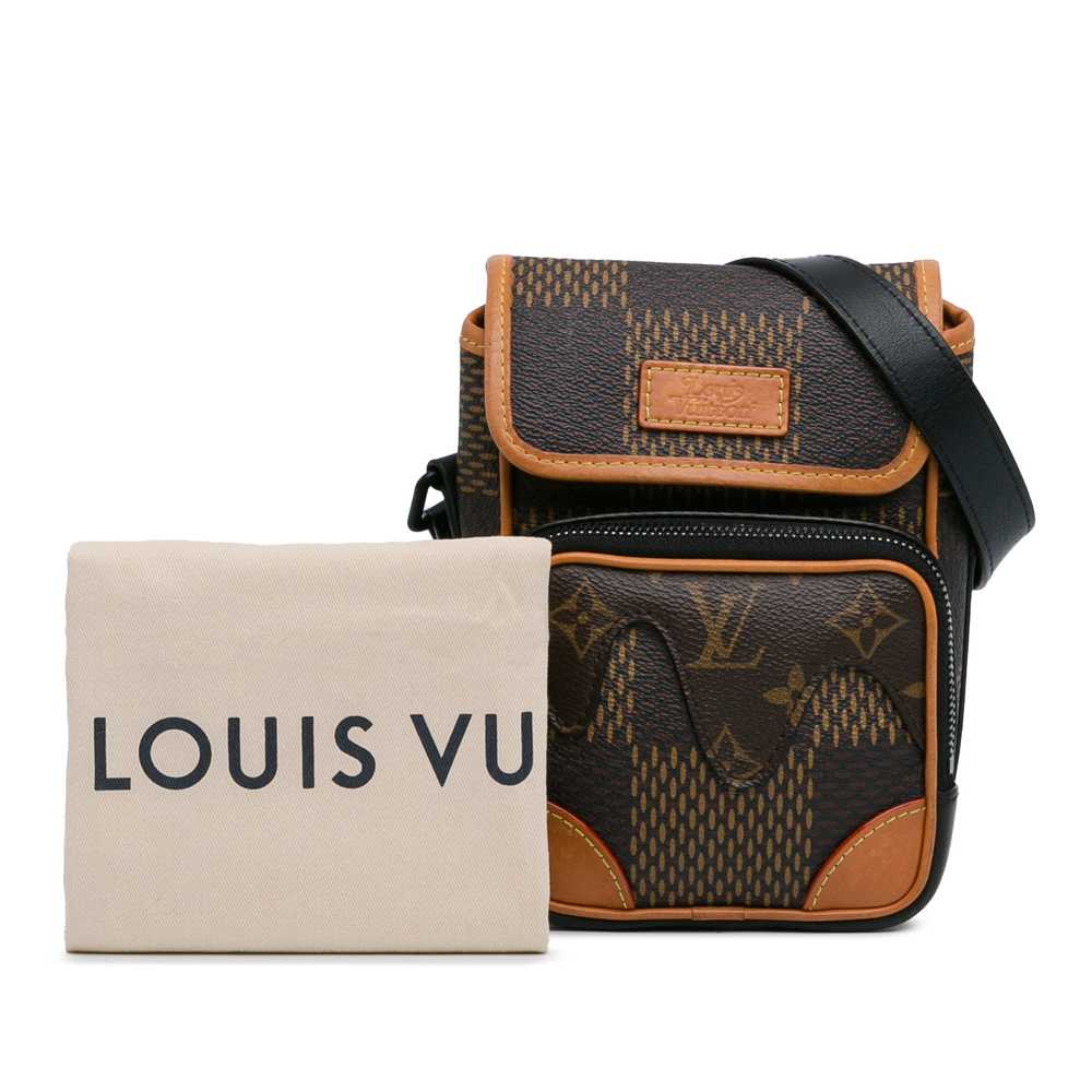 Brown Louis Vuitton Nigo Giant Damier Ebene Monog… - image 8