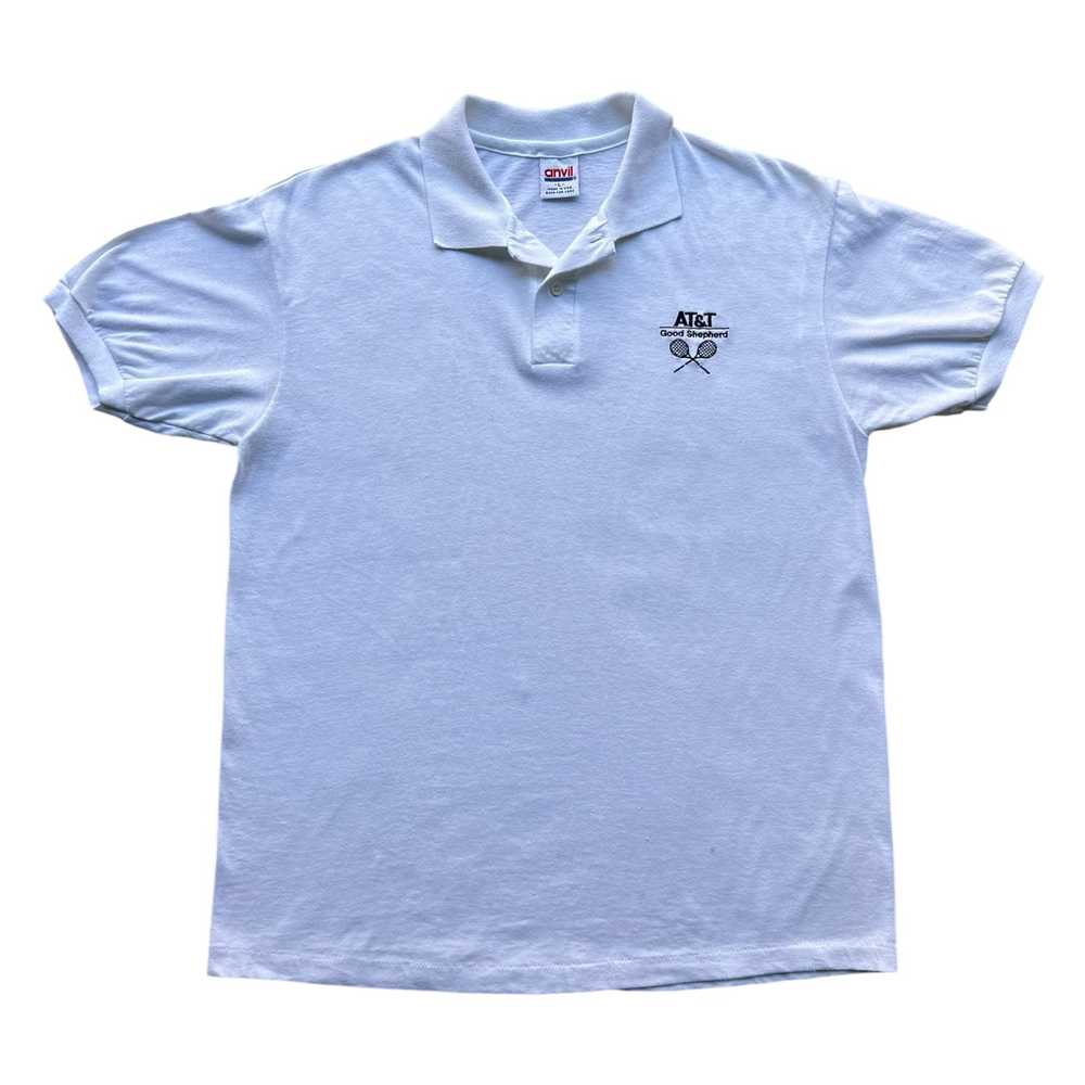 90s At&t tennis polo shirt large - image 1