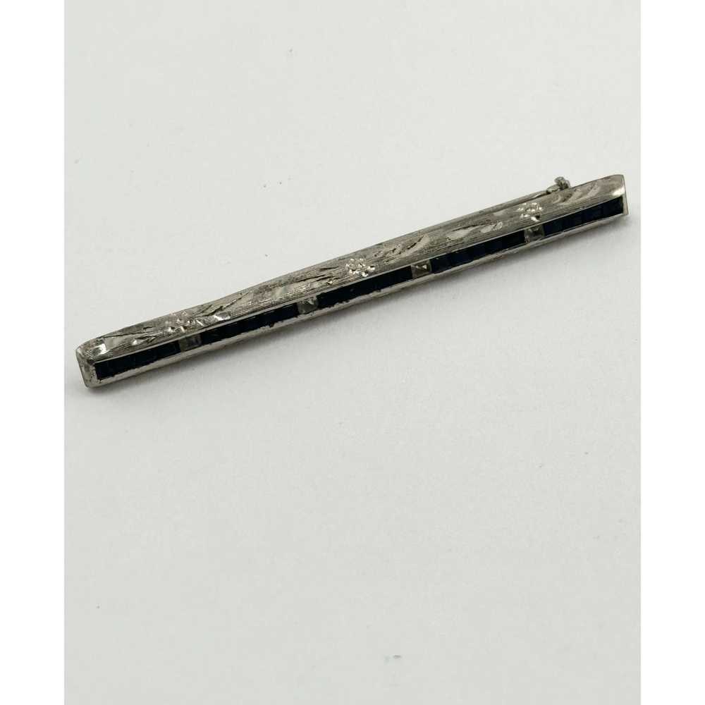 Vintage Estate antique art deco sterling channel … - image 7