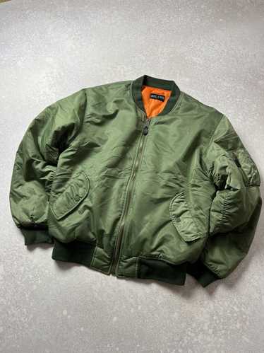 Bomber Jacket × Ma 1 × Vintage Vintage Mil com Fl… - image 1