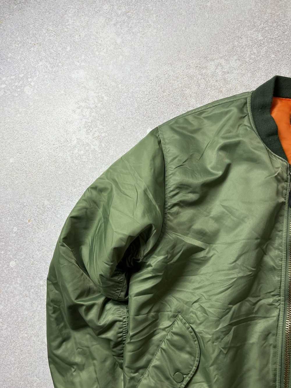 Bomber Jacket × Ma 1 × Vintage Vintage Mil com Fl… - image 3