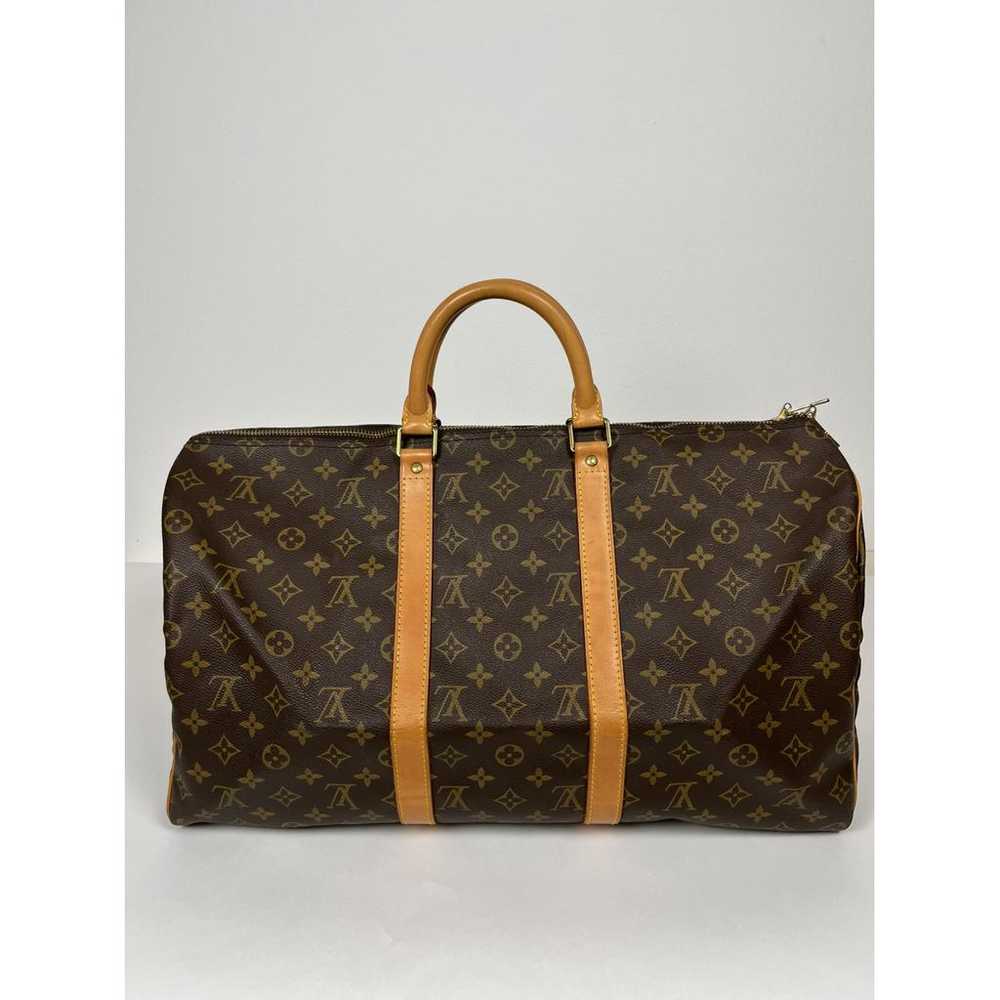 Louis Vuitton Keepall cloth travel bag - image 5