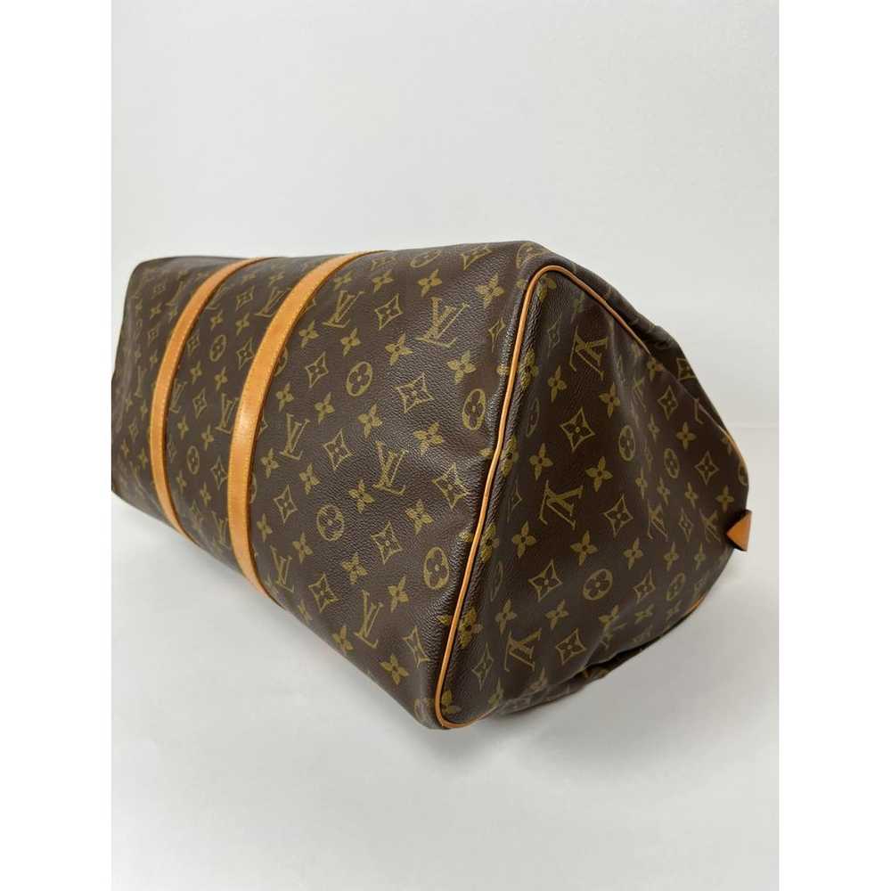 Louis Vuitton Keepall cloth travel bag - image 8