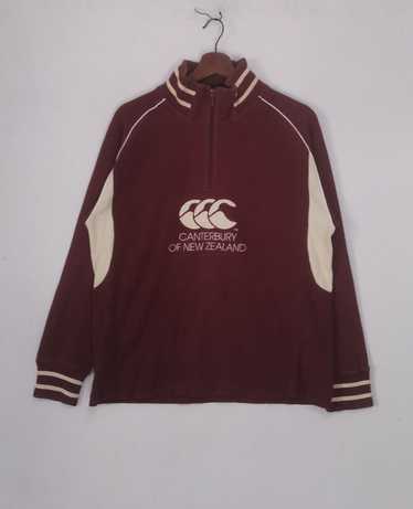 Nice! Canterbury Of New Zealand Half Zip Long Sleeve Sweatshirt shops BigLogo / New Zealand Fashion / Large Fit