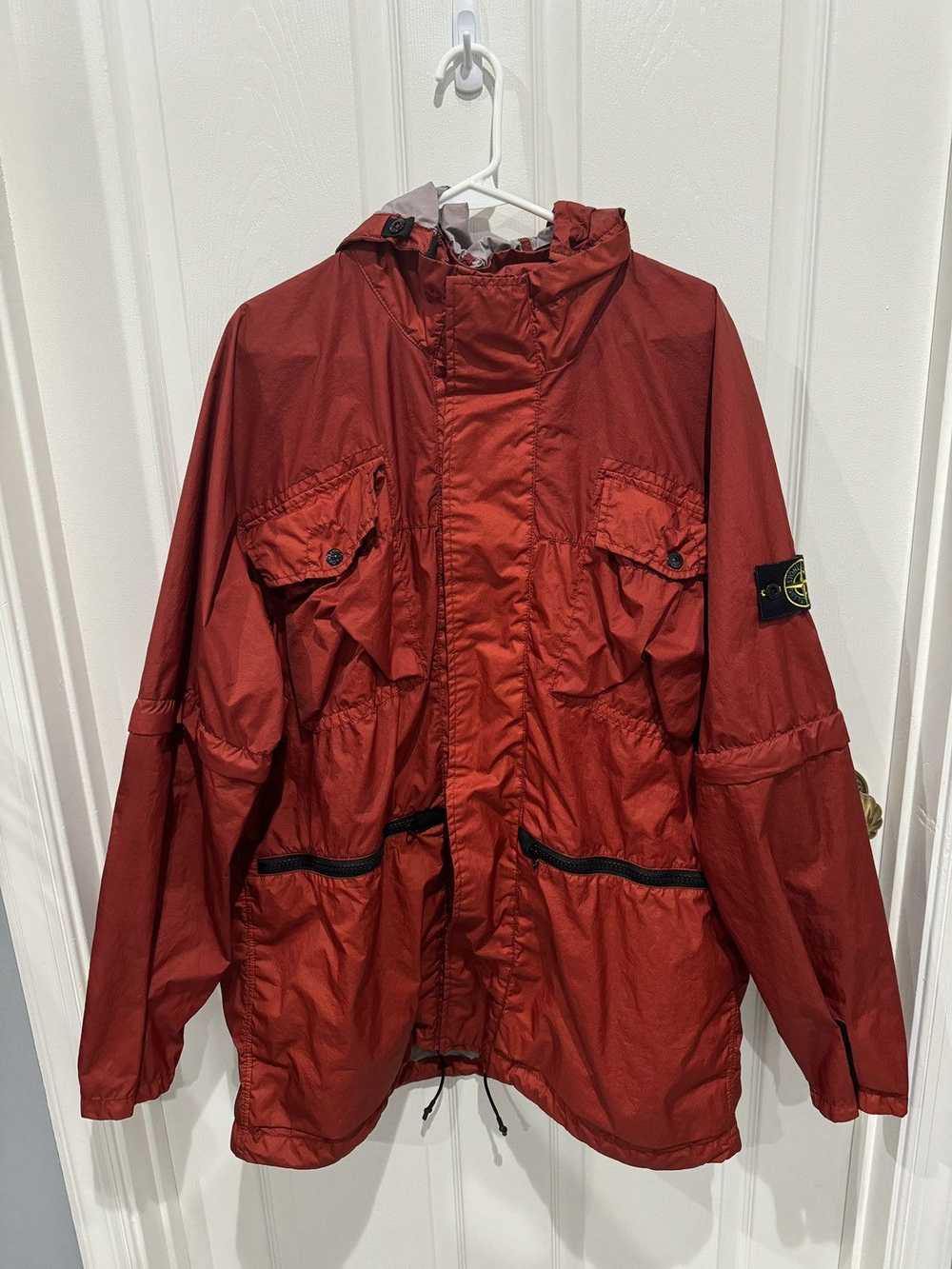 Stone Island Stone Island Red Membrana 3L TC Rain… - image 1