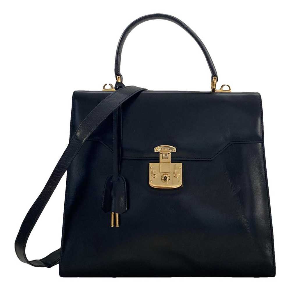 Gucci Lady Lock leather satchel - image 1