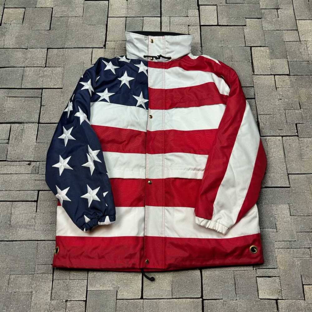 Vetements SS19 Vetements American Flag Parka - image 2