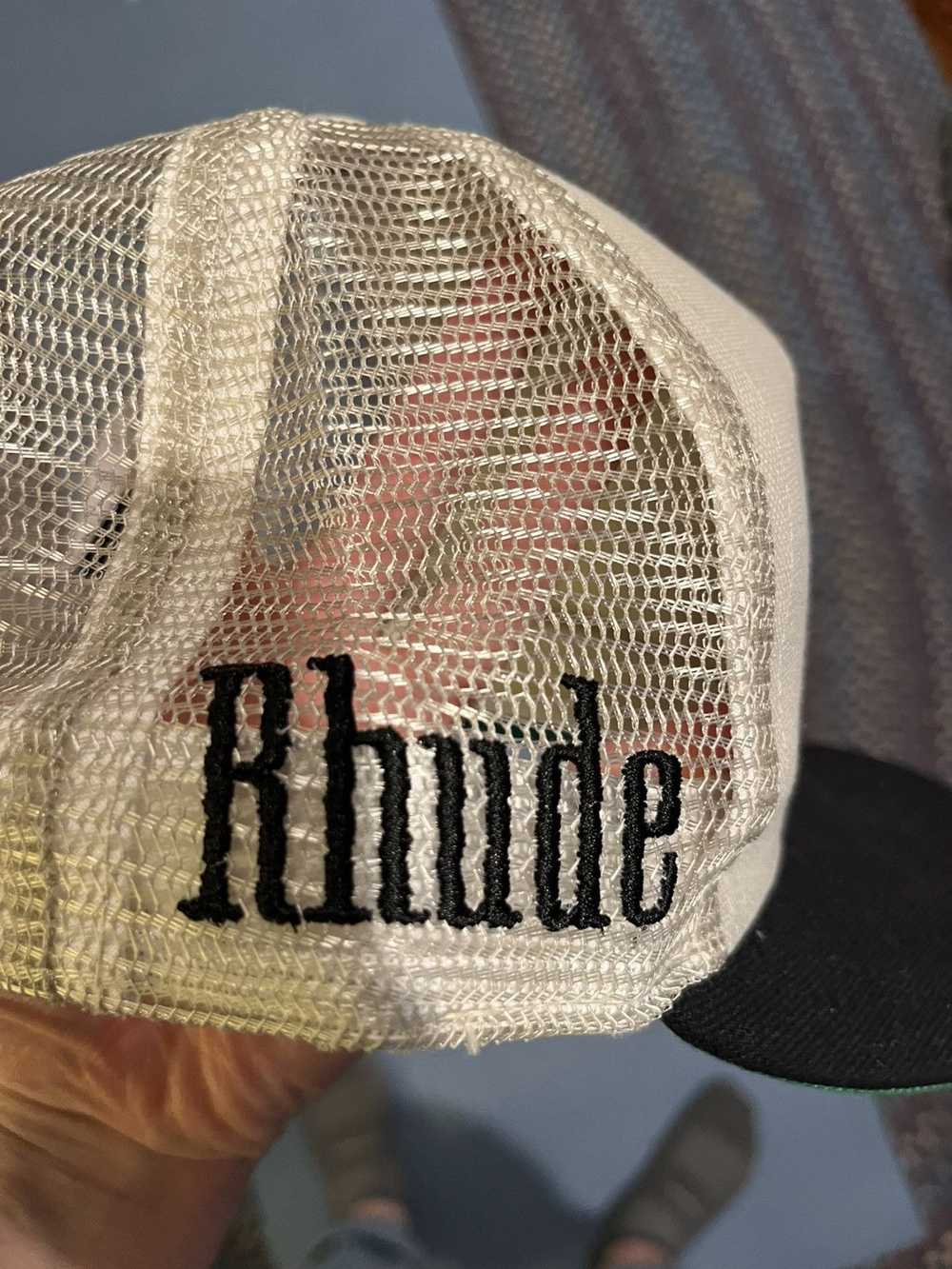 Rhude unisex Rhude logo trucker hat - image 3