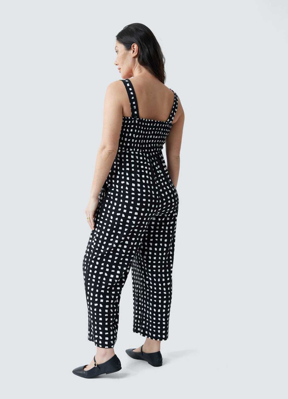 Ingrid+Isabel Smocked Bodice Maternity Jumpsuit - image 2