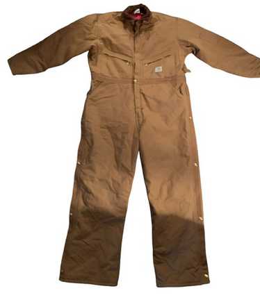 【USA-vintage】carhartt cover-all 80s 90s Mens Vintage 80s/90s Carhartt Quilted Insulated Overall Bibs