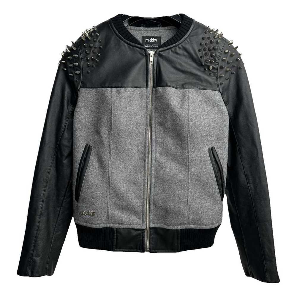 Misbhv Leather biker jacket