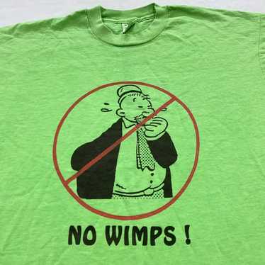 90s POPEYE Wimpy Tシャツ ヴィンテージ 古着 顔ドン アニメ 2002s POPEYE 