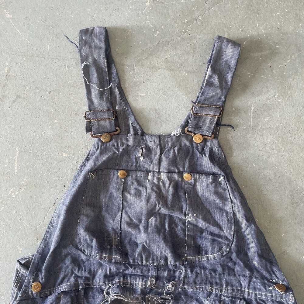 Lee × Vintage Vintage Lee Overalls Size 40x28 Cus… - image 12