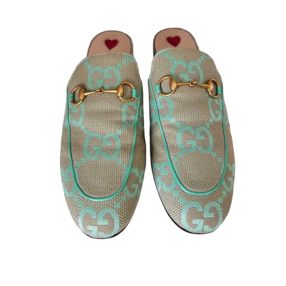 Gucci Princetown leather flats - image 2