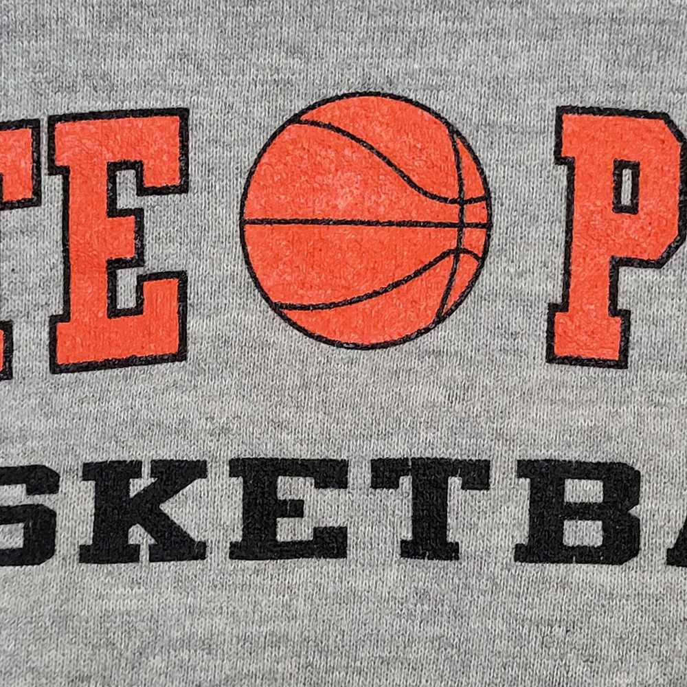 Lee Retro Basketball Sweatshirt Gray Large 24x25 - image 11