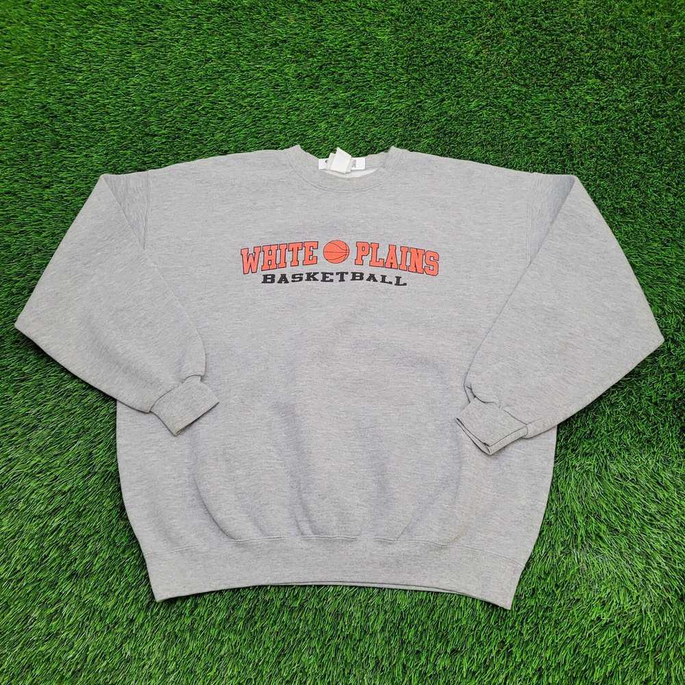 Lee Retro Basketball Sweatshirt Gray Large 24x25 - image 1