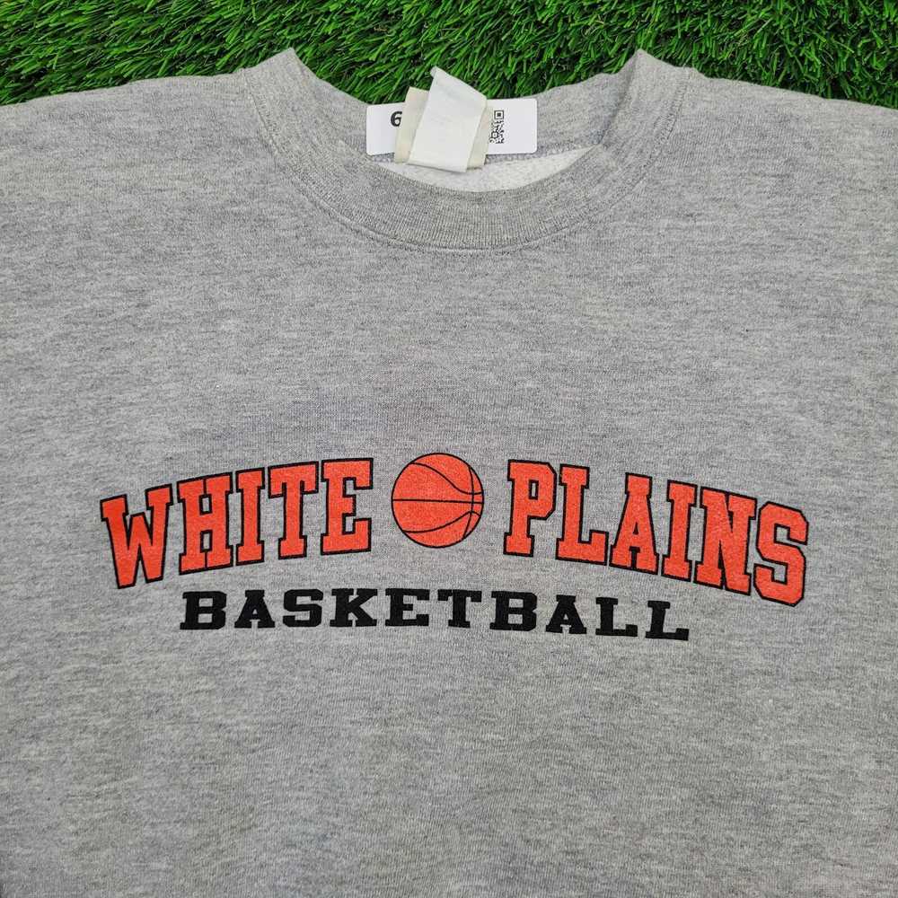 Lee Retro Basketball Sweatshirt Gray Large 24x25 - image 9